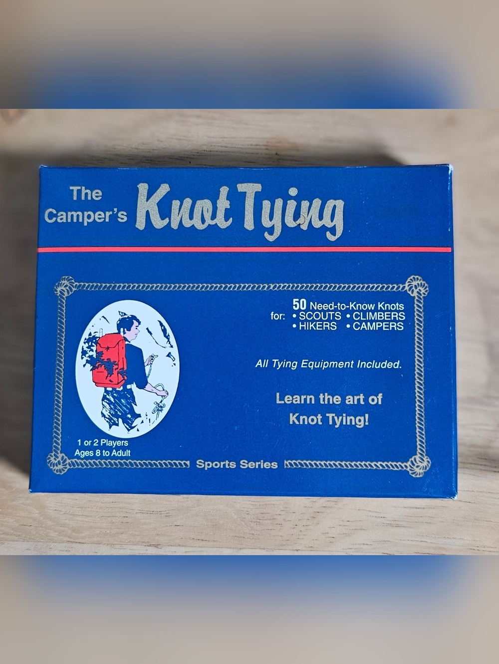 Vintage 1986 Ramco Camper’s Knot Tying Set Complete Scouts Camping USA